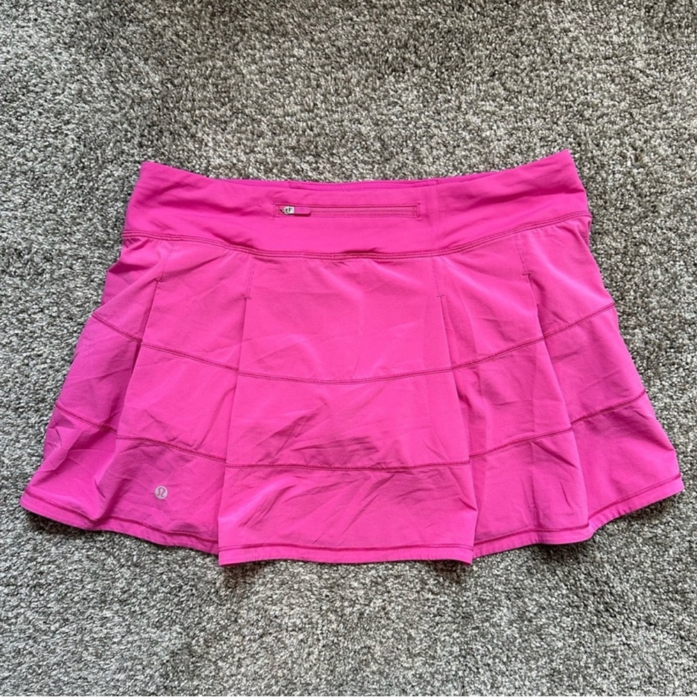 Lululemon Pace Rival Skirt Long - Sonic Pink